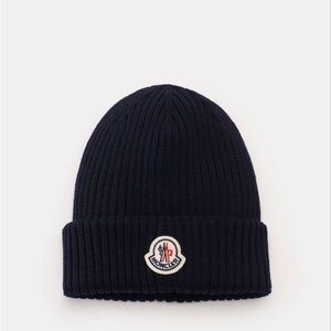 Moncler black Knit Beanie